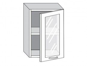 1.50.3 Шкаф настенный (h=720) на 500мм с 1-ой стекл. дверцей в Ирбите - irbit.magazinmebel.ru | фото
