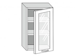 19.50.3 Шкаф настенный (h=913) на 500мм с 1-ой стекл. дверцей в Ирбите - irbit.magazinmebel.ru | фото