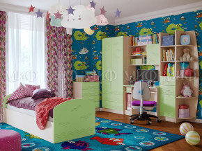 Детская комната Юниор-2 Салатовый в Ирбите - irbit.magazinmebel.ru | фото