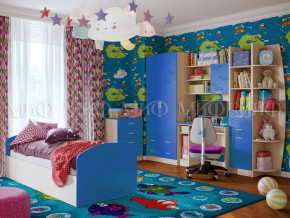 Детская комната Юниор-2 Синий в Ирбите - irbit.magazinmebel.ru | фото
