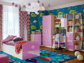 Детская комната Юниор-2 Сиреневый металлик в Ирбите - irbit.magazinmebel.ru | фото