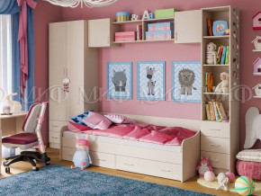 Детская комната Вега 1 Дуб беленый в Ирбите - irbit.magazinmebel.ru | фото