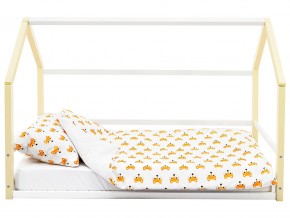 Детская кровать-домик Монтессори Svogen бежево-белый в Ирбите - irbit.magazinmebel.ru | фото - изображение 7