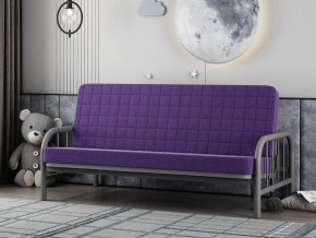 Диван-кровать Мадлен 4 Серый-Фиолетовый в Ирбите - irbit.magazinmebel.ru | фото