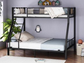 Двухъярусная кровать Гранада-1 140 черный в Ирбите - irbit.magazinmebel.ru | фото