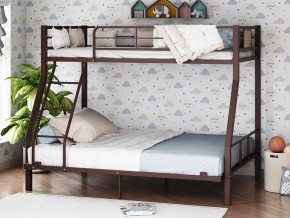 Двухъярусная кровать Гранада-1 140 Коричневый в Ирбите - irbit.magazinmebel.ru | фото - изображение 1