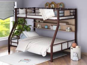 Двухъярусная кровать Гранада-1П коричневый в Ирбите - irbit.magazinmebel.ru | фото