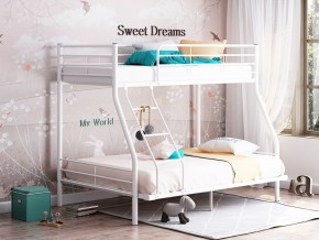 Двухъярусная кровать Гранада-2 140 белая в Ирбите - irbit.magazinmebel.ru | фото