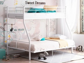 Двухъярусная кровать Гранада-3 140 белый в Ирбите - irbit.magazinmebel.ru | фото