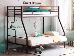Двухъярусная кровать Гранада-3 140 коричневый в Ирбите - irbit.magazinmebel.ru | фото