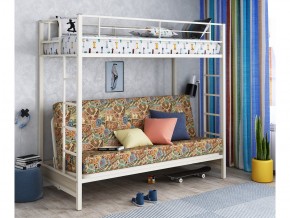 Двухъярусная кровать с диваном Мадлен Слоновая кость-марки в Ирбите - irbit.magazinmebel.ru | фото - изображение 1