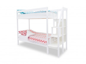 Двухъярусная кровать Svogen белый в Ирбите - irbit.magazinmebel.ru | фото - изображение 1
