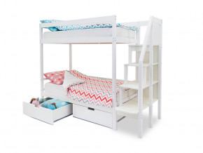 Двухъярусная кровать Svogen с ящиками белый в Ирбите - irbit.magazinmebel.ru | фото - изображение 2