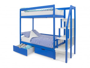 Двухъярусная кровать Svogen с ящиками синий в Ирбите - irbit.magazinmebel.ru | фото - изображение 2