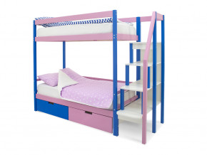 Двухъярусная кровать Svogen с ящиками синий-лаванда в Ирбите - irbit.magazinmebel.ru | фото - изображение 1