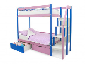 Двухъярусная кровать Svogen с ящиками синий-лаванда в Ирбите - irbit.magazinmebel.ru | фото - изображение 2