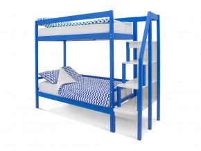 Двухъярусная кровать Svogen синий в Ирбите - irbit.magazinmebel.ru | фото