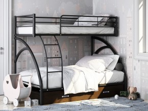 Двухъярусная кровать Виньола-2 Я черный в Ирбите - irbit.magazinmebel.ru | фото