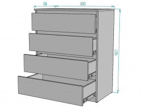 Комод Мальта K112 в Ирбите - irbit.magazinmebel.ru | фото - изображение 3