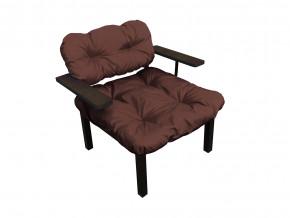 Кресло Дачное коричневая подушка в Ирбите - irbit.magazinmebel.ru | фото