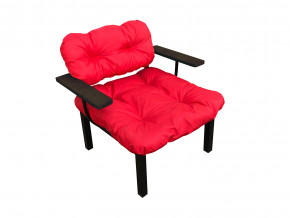 Кресло Дачное красная подушка в Ирбите - irbit.magazinmebel.ru | фото