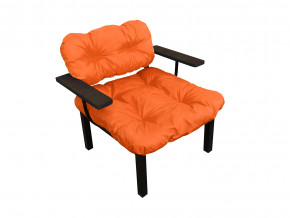 Кресло Дачное оранжевая подушка в Ирбите - irbit.magazinmebel.ru | фото - изображение 1