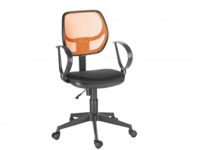 Кресло компьютерное Флеш Рондо черный/оранжевый в Ирбите - irbit.magazinmebel.ru | фото - изображение 1
