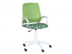 Кресло компьютерное Ирис white kids стандарт зеленый-Т-58 в Ирбите - irbit.magazinmebel.ru | фото