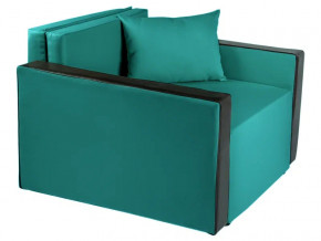Кресло-кровать Милена с подлокотниками рогожка emerald в Ирбите - irbit.magazinmebel.ru | фото