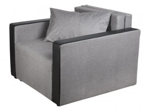 Кресло-кровать Милена с подлокотниками велюр серый в Ирбите - irbit.magazinmebel.ru | фото