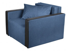 Кресло-кровать Милена с подлокотниками велюр синий в Ирбите - irbit.magazinmebel.ru | фото