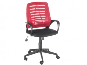 Кресло оператора Ирис стандарт черный/красный в Ирбите - irbit.magazinmebel.ru | фото