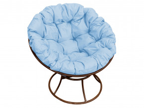 Кресло Папасан без ротанга голубая подушка в Ирбите - irbit.magazinmebel.ru | фото