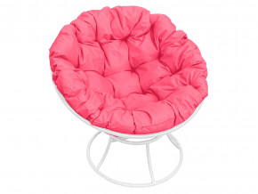 Кресло Папасан без ротанга розовая подушка в Ирбите - irbit.magazinmebel.ru | фото