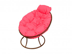 Кресло Папасан мини без ротанга розовая подушка в Ирбите - irbit.magazinmebel.ru | фото
