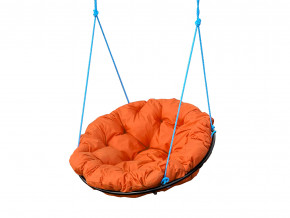 Кресло Папасан подвесное оранжевая подушка в Ирбите - irbit.magazinmebel.ru | фото