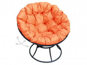 Кресло Папасан пружинка без ротанга оранжевая подушка в Ирбите - irbit.magazinmebel.ru | фото
