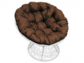 Кресло Папасан с ротангом коричневая подушка в Ирбите - irbit.magazinmebel.ru | фото