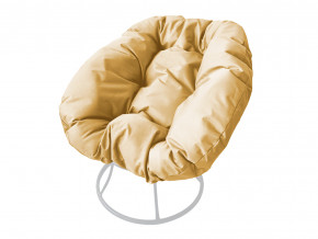 Кресло Пончик без ротанга бежевая подушка в Ирбите - irbit.magazinmebel.ru | фото - изображение 1