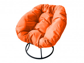Кресло Пончик без ротанга оранжевая подушка в Ирбите - irbit.magazinmebel.ru | фото - изображение 1