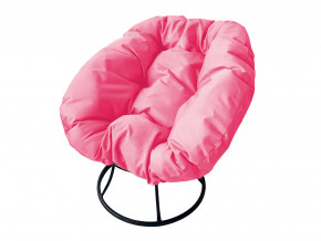 Кресло Пончик без ротанга розовая подушка в Ирбите - irbit.magazinmebel.ru | фото