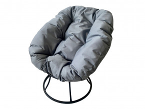 Кресло Пончик без ротанга серая подушка в Ирбите - irbit.magazinmebel.ru | фото - изображение 1