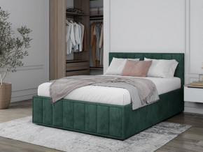 Кровать 1400 Лана зеленый велюр в Ирбите - irbit.magazinmebel.ru | фото