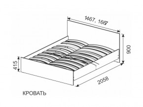 Кровать 1600х2000 ортопедическое основание в Ирбите - irbit.magazinmebel.ru | фото