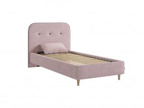 Кровать 900 Лео велюр нежно-розовый в Ирбите - irbit.magazinmebel.ru | фото - изображение 3