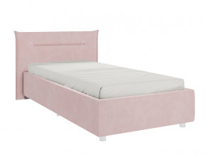 Кровать Альба 900 велюр нежно-розовый в Ирбите - irbit.magazinmebel.ru | фото