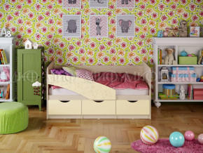Кровать Бабочки 1600 Ваниль в Ирбите - irbit.magazinmebel.ru | фото