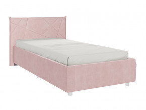 Кровать Бест 900 велюр нежно-розовый в Ирбите - irbit.magazinmebel.ru | фото