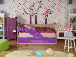 Кровать Дельфин-1 1800 Фиолетовый металлик в Ирбите - irbit.magazinmebel.ru | фото