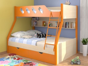 Кровать Дельта 20.02 оранжевая в Ирбите - irbit.magazinmebel.ru | фото